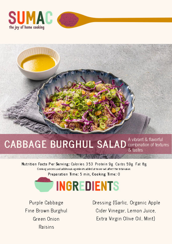 Cabbage Burghul Salad