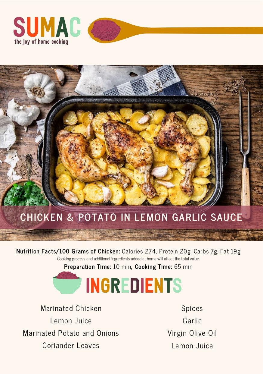 Chicken & Potato in Lemon Garlic Sauce