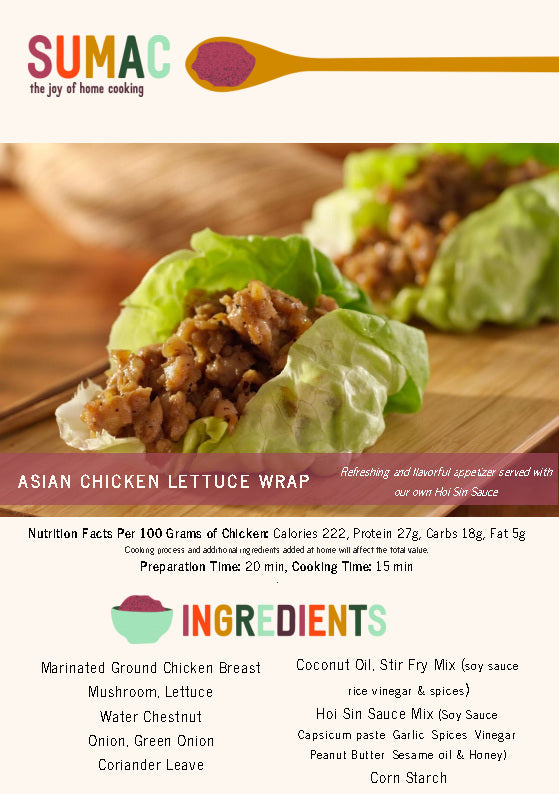 Asian Chicken Lettuce Wraps