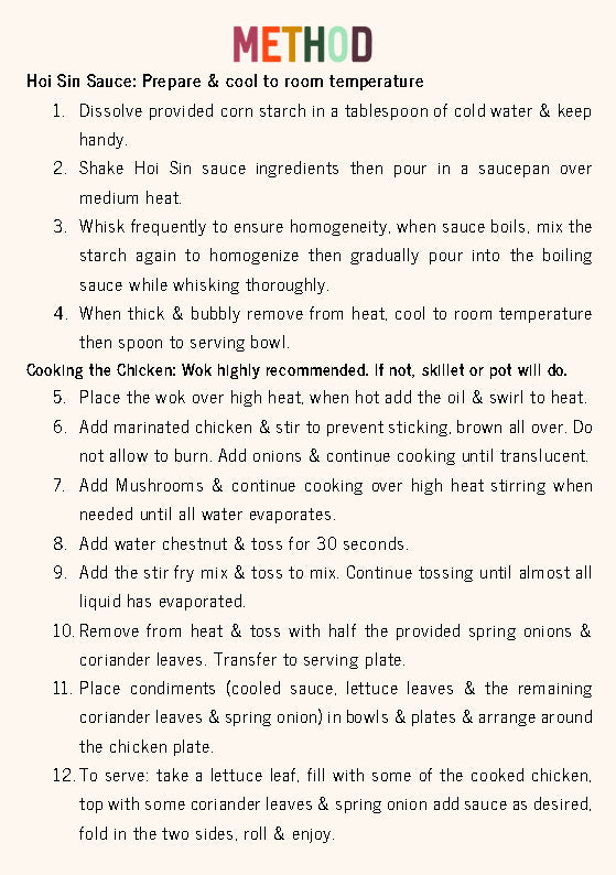Asian Chicken Lettuce Wraps