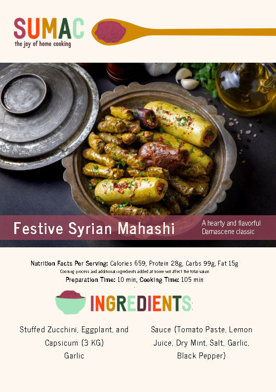 Festive Syrian Mahashi