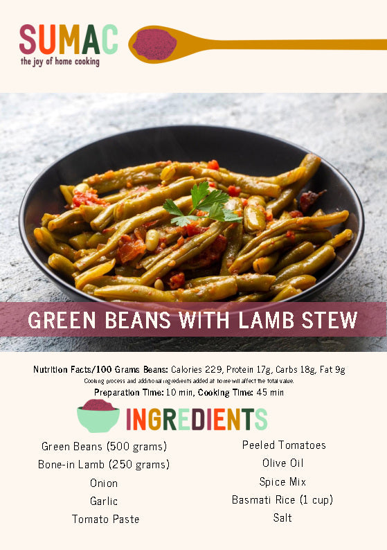 Green Beans with Lamb Stew
