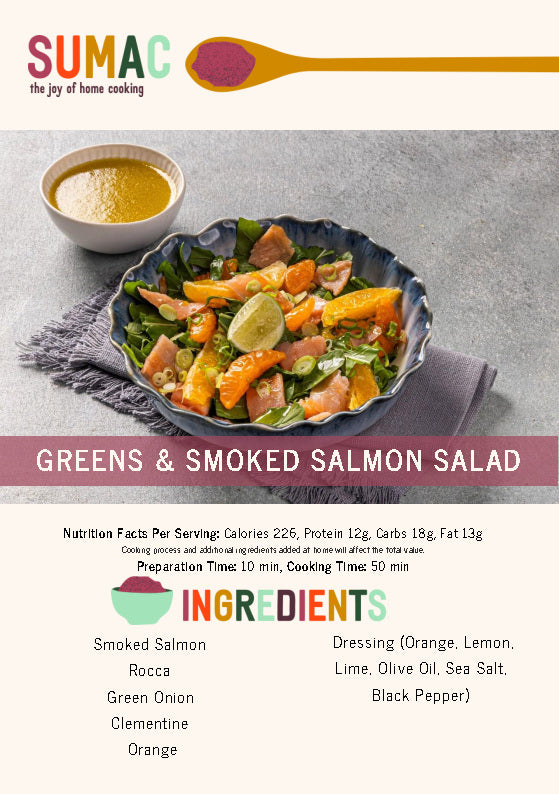 Greens & Smoked Salmon Salad