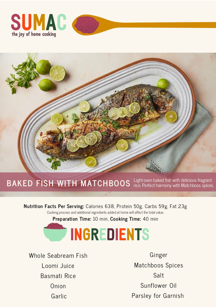 Oven Baked Fish With Machboos Rice
