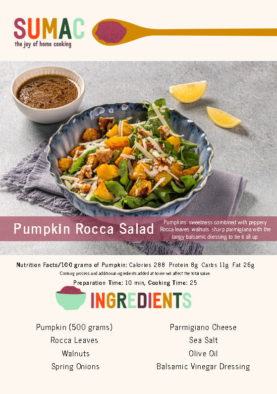 Pumpkin Rocca Salad