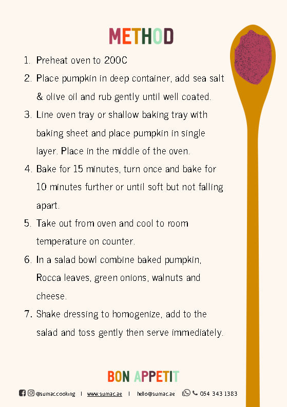 Pumpkin Rocca Salad
