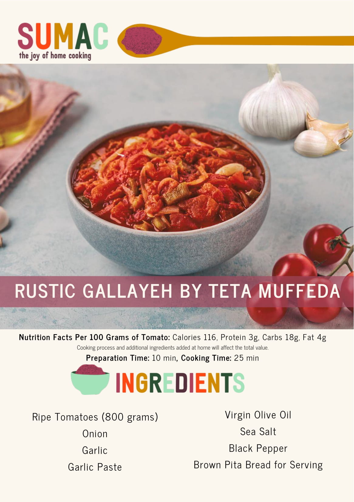 Rustic Gallayeh by Teta Mufeeda