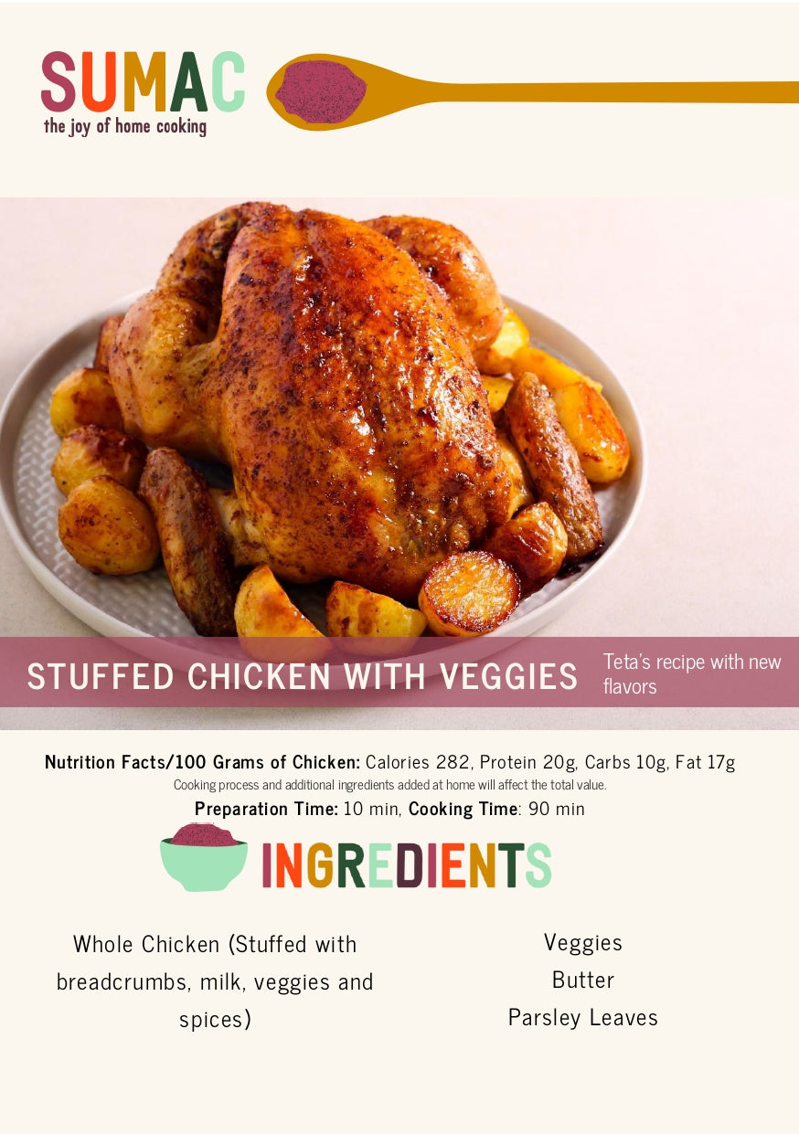 Stuffed Chicken with Veggies