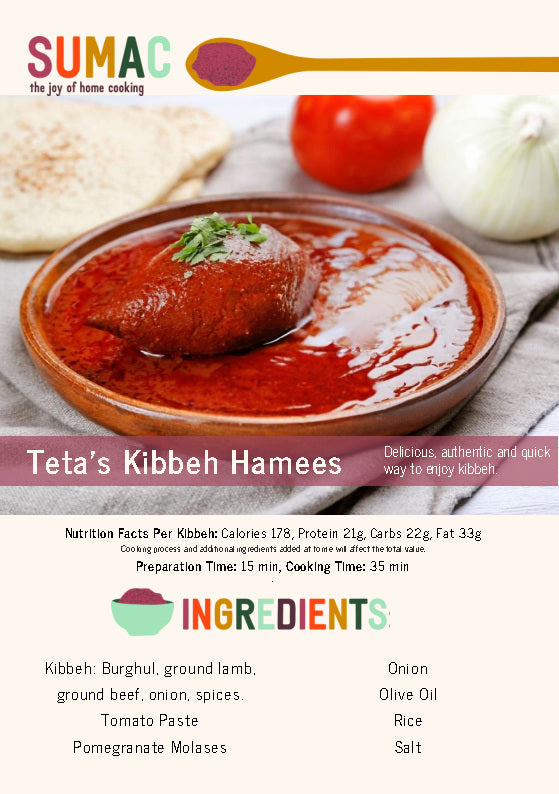 Teta's Kibbeh Hamees