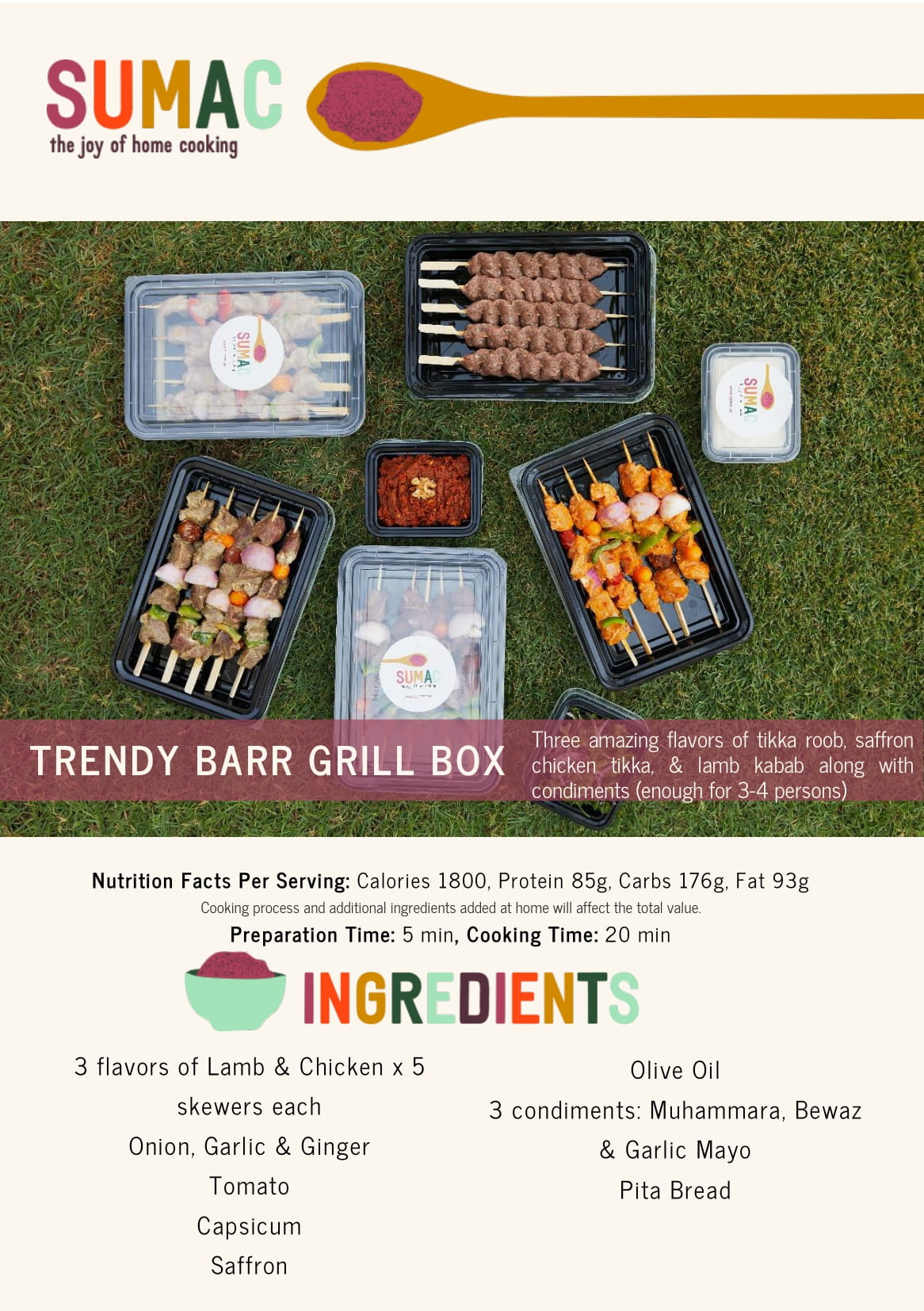 Ready-to-grill BBQ Kit (Trendy Barr)
