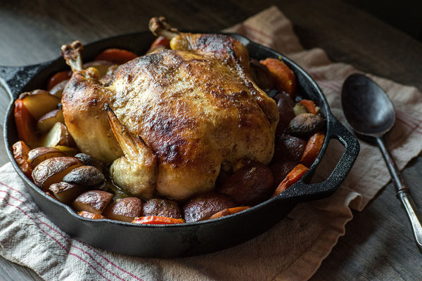 Asian Citrus Roast Chicken with Veggies