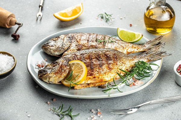 Baked Asian Fish with Sweet & Sour Sauce