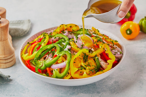 Hungarian Colorful Bell Pepper Salad