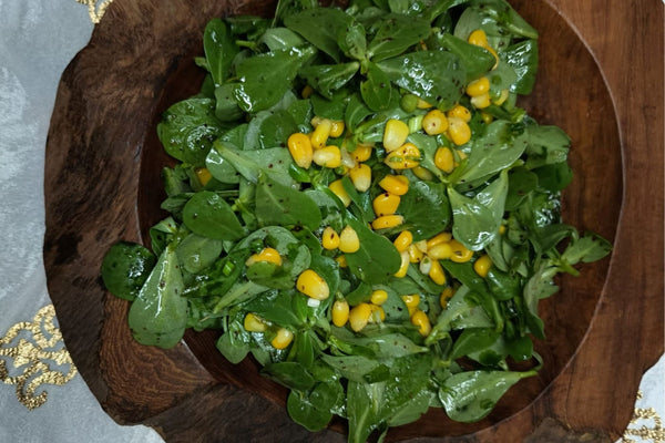 Corn & Purslane Salad