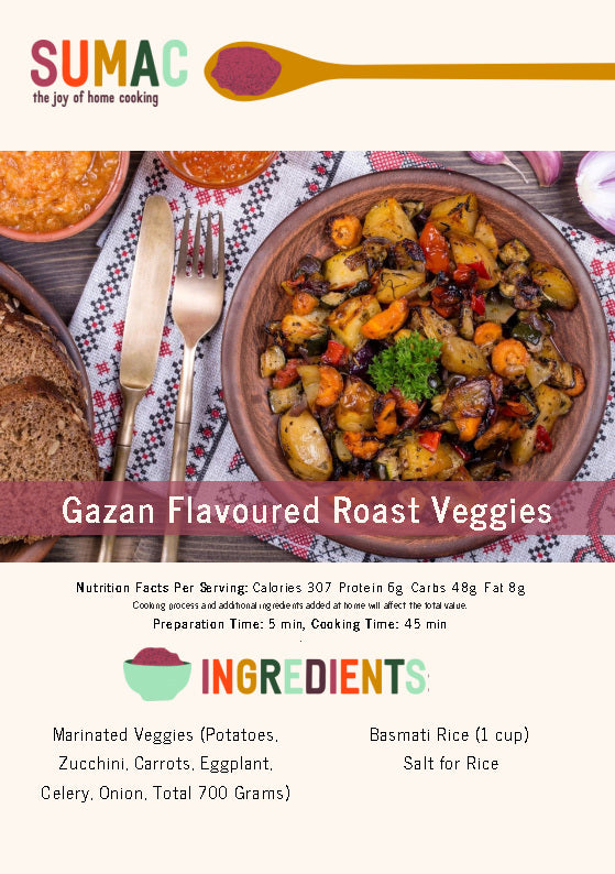 Gazan Flavoured Roast Veggies