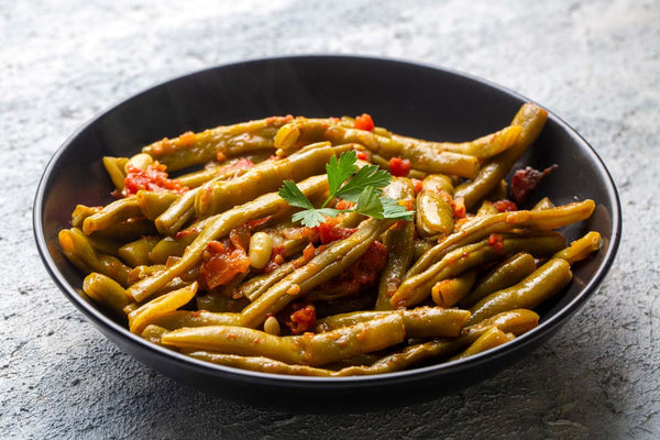 Green Beans with Lamb Stew