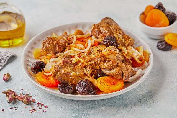 Lamb North African Style (Tajin) with Coscos