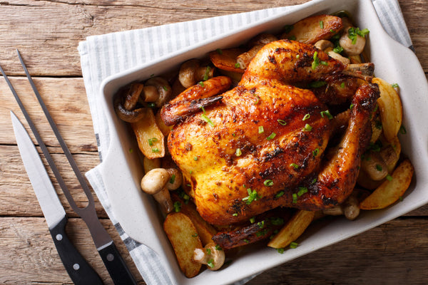 Mediterranean Roast Chicken with Veggies