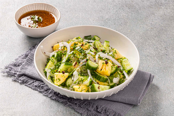 Pineapple Cucumber Asian Salad