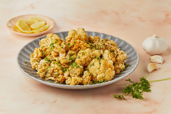 Cauliflower Vegetarian Casserole with Pita Bread