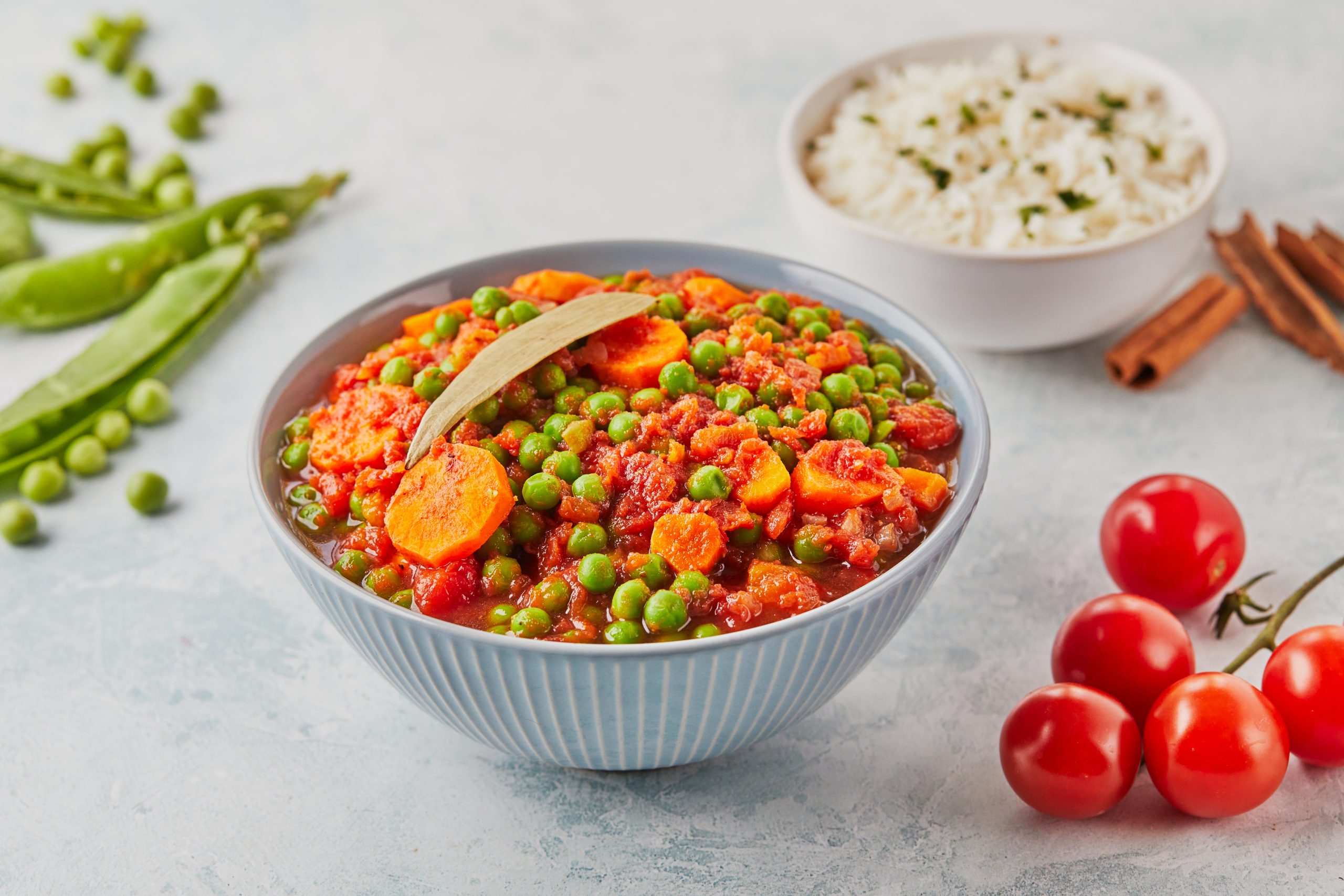 Pea Stew with Rice